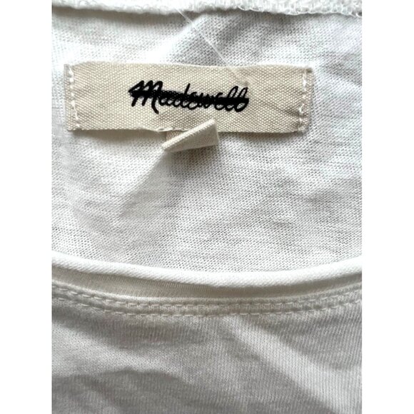 Madewell Cotton Pocket Tee White ( M ) - Picture 2 of 2